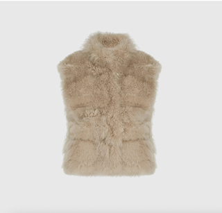 SIMONETTA RAVIZZA ALFRED - CASHMERE GOAT FUR VEST