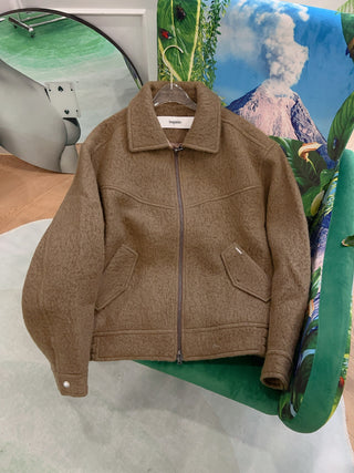 LESUGIATELIER ALPACA BOMBER JACKET