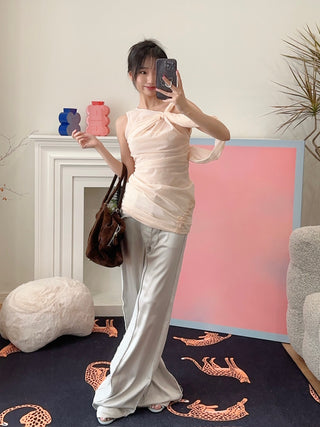 BLUMARINE SATIN PANTS