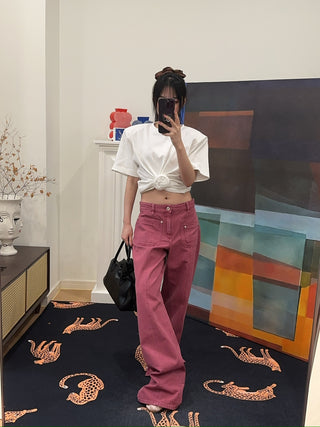 BLUMARINE BOYFRIEND PANTS