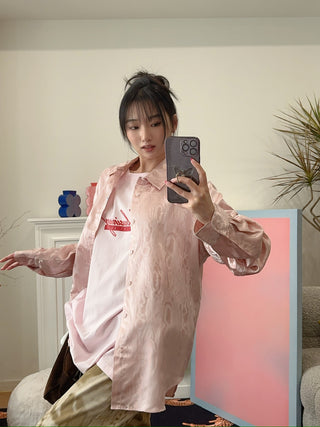 MARTINE ROSE - CLASSIC SHIRT / PINK