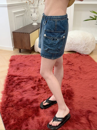 COPERNI DENIM CARGO SKIRT