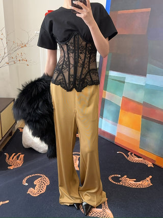 BEVZA "WHEAT" TROUSERS