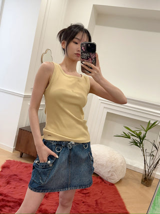 COPERNI DENIM CARGO SKIRT