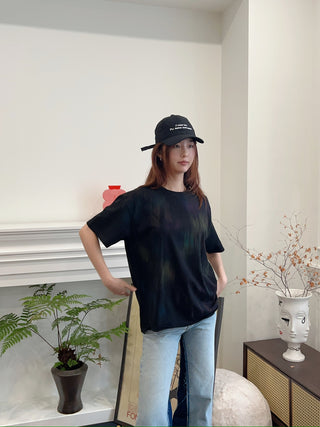 MM6 Maison Margiela SINGLE-STITCH-LOGO T-SHIRT