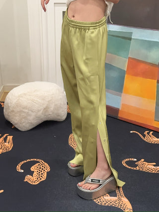 BLUMARINE ENVERS SATIN PANTS