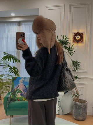 Magliano Gattone Mohair Knit Sweater