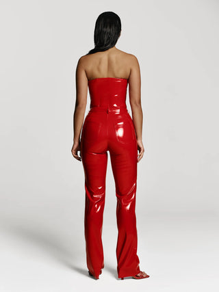 CULTNAKED Killa pants in Red patent