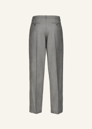 MAGDA BUTRYM - Wide leg tailored wool pants in grey