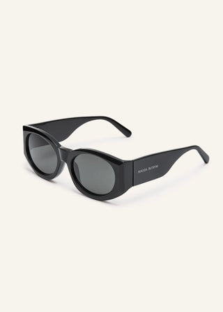 MAGDA BUTRYM Oval sunglasses in black