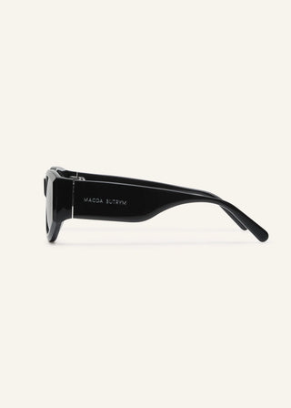 MAGDA BUTRYM Oval sunglasses in black